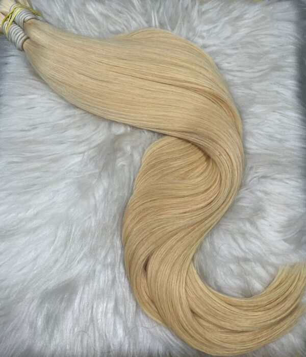 Cabelo Humano Brasileiro Loiro Global. 100g - 75cm.