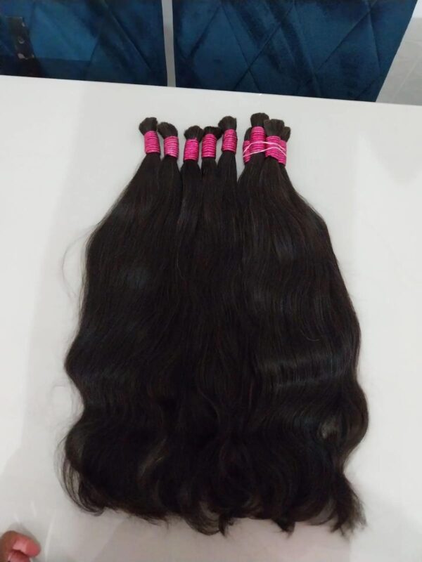 Cabelo Vietnamita ondulado, 55cm á 75cm; 100g