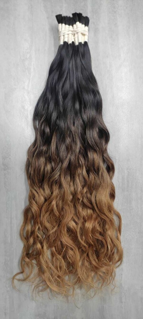 Cabelo Indiano Morena iluminada. 55cm á 75cm, 100g - Image 2