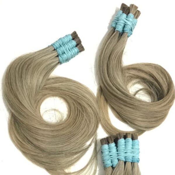 Cabelo Indiano, Loiro Liso Mesclado. 55cm á 75cm. 100g - Image 3