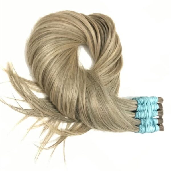 Cabelo Indiano, Loiro Liso Mesclado. 55cm á 75cm. 100g - Image 4